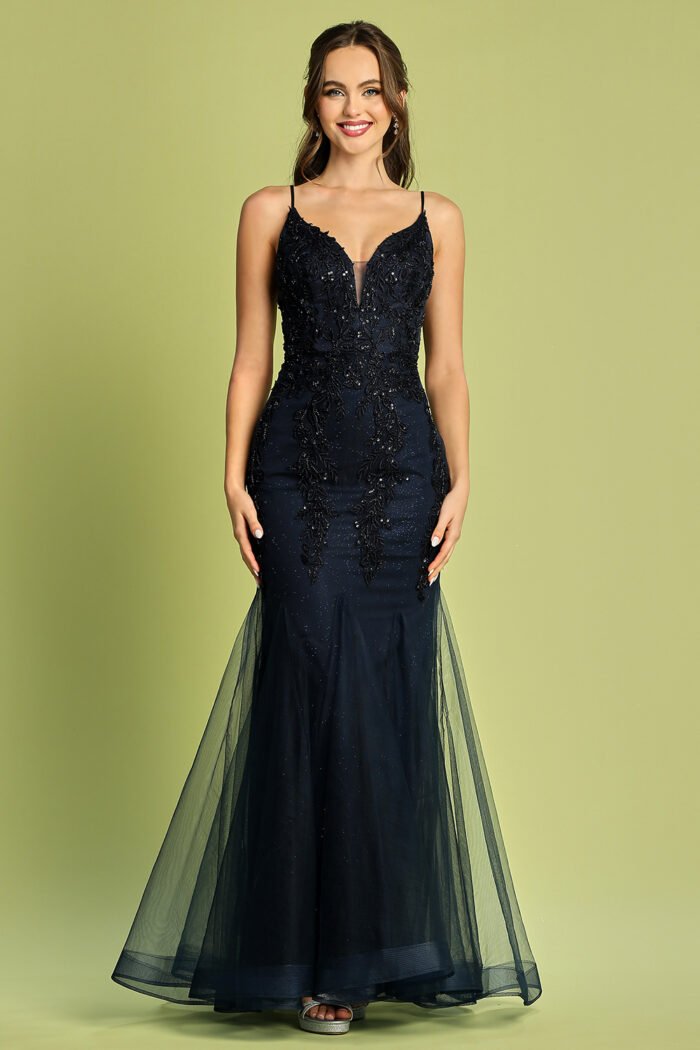 EMBROIDERED SLEEVELESS MERMAID DRESS - Image 4